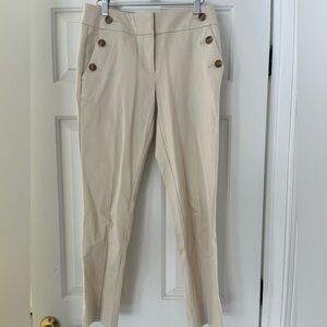 Loft khaki pants skinny ankle